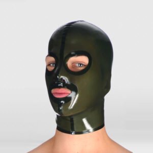 LATEX BONDAGE HOOD BACK ZIPPER BASIC STYLE