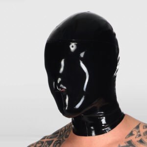 LATEX BONDAGE HOOD FULL ENCLOSURE SUFFOCATION