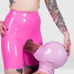 One-Piece Latex Bondage Hood - Olfactory Stimulation Gear