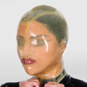 LATEX MASK FEMALE BINDAGE HOOD TOTAL ENCLOSURE