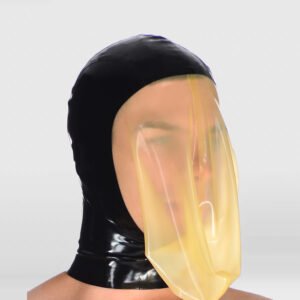 LATEX MASK FULLY ENCLOSED LARGE BREATHING CHAMBER
