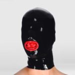 Deep Throat Version Latex Bondage Hood - Fetish / BDSM Bondage Toy
