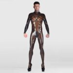 Men’s Latex Catsuit – Seam Reinforced with Chest Enhancement