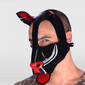 LATEX MASK ADJUSTABLE STRAP LOYAL PUPPY