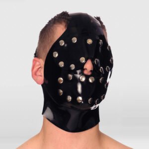 LATEX MASK REMOVABLE EYE MASK AND MOUTH MASK
