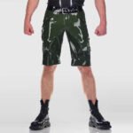 Men’s Latex Shorts – Multi-Functional Tactical Cargo Style
