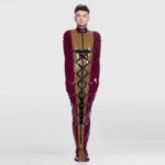 Male Latex Sleepsack – Contrast Color Body Binding Bodysuit for Submission