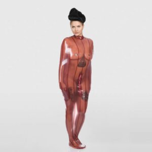 LATEX SLEEPSACK FEMALE TINGHT-FITTING CATSUIT