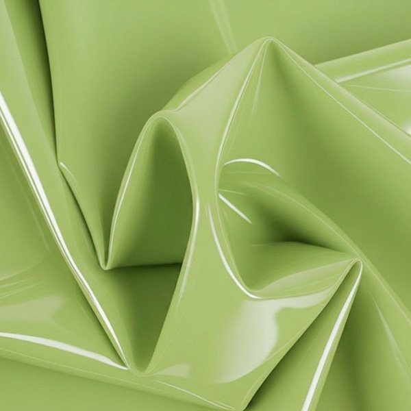 Avocado green latex vest