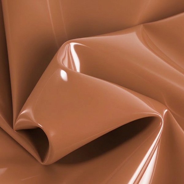Cappuccino latex panties