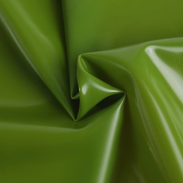 Natural green latex dress