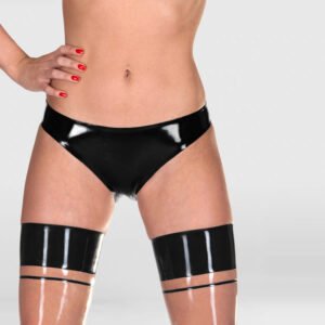 Women’s Solid Color Latex Panties – Classic Triangle Cut/Sexy