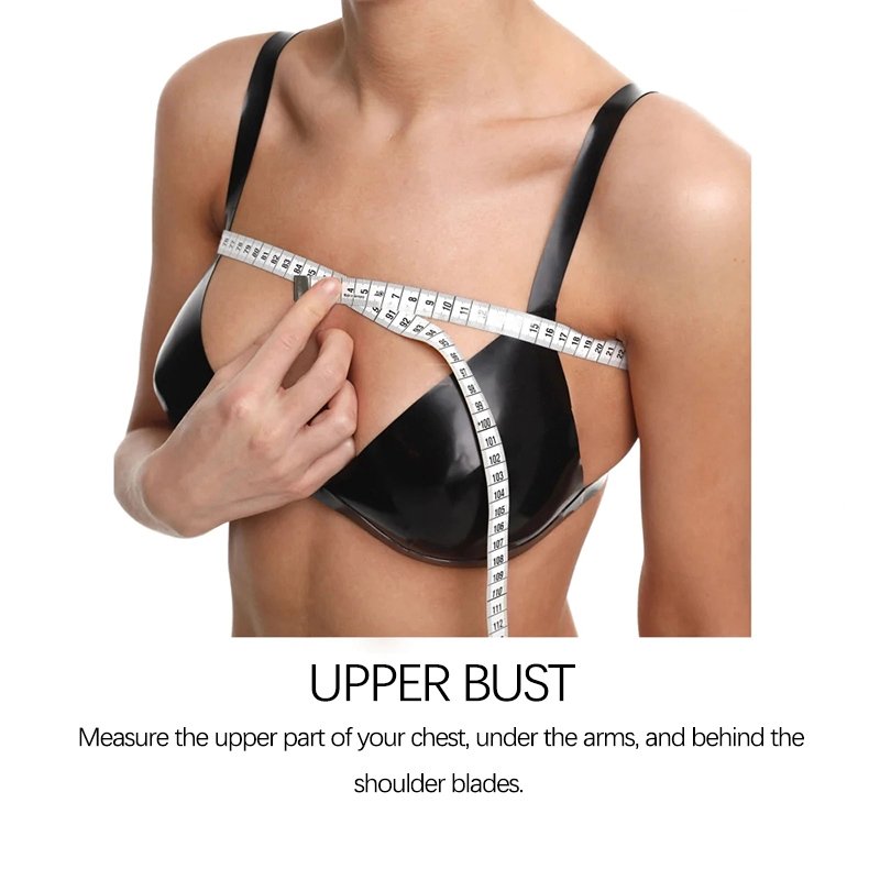 How to measure your body to determine the size of a latex garment?