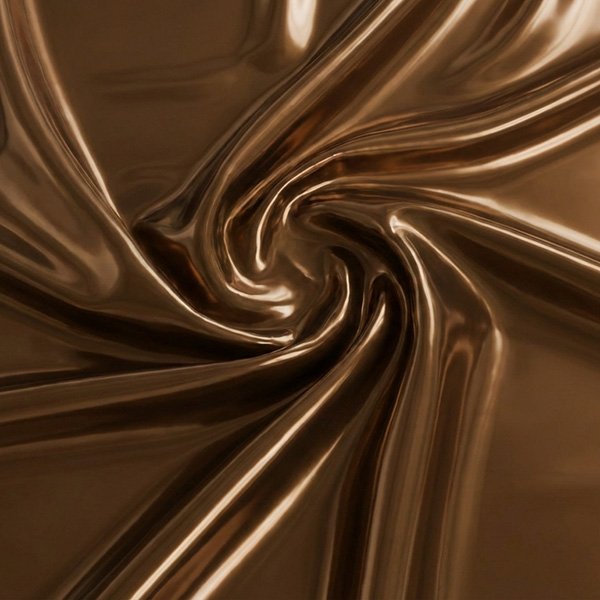 Metallic copper latex jacket