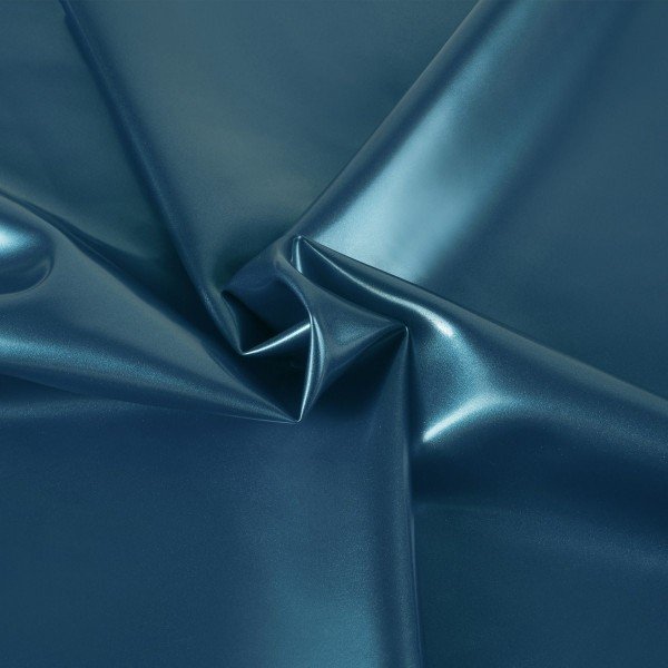 Metallic dark blue latex vest