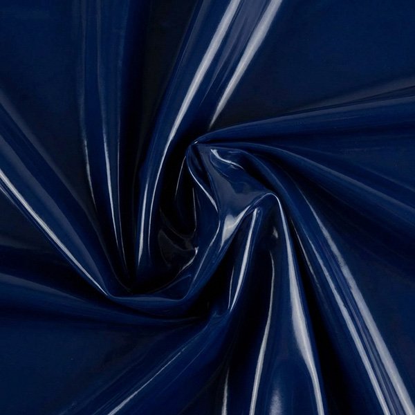 Night-sky blue latex hood