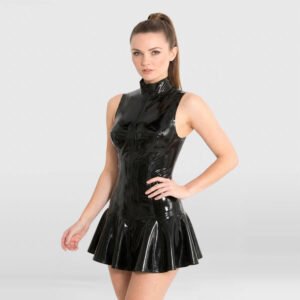 Women’s Sleeveless Latex Dress – Fetish Gear / Kinky Fetishwear